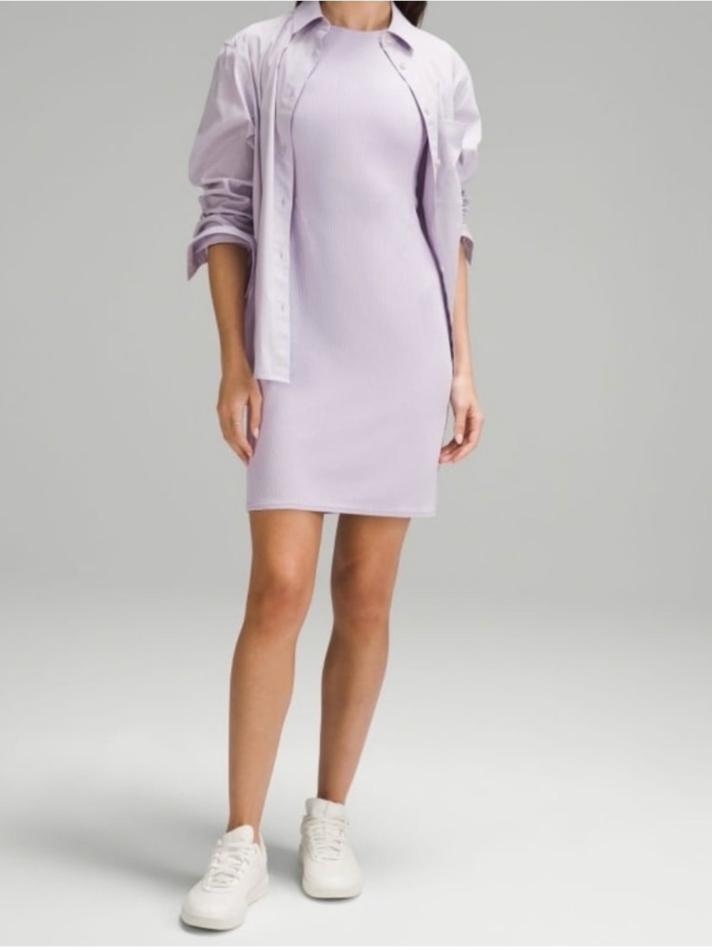 Lululemon Ribbed Softstreme Slim Dress - Casual Women's Dress